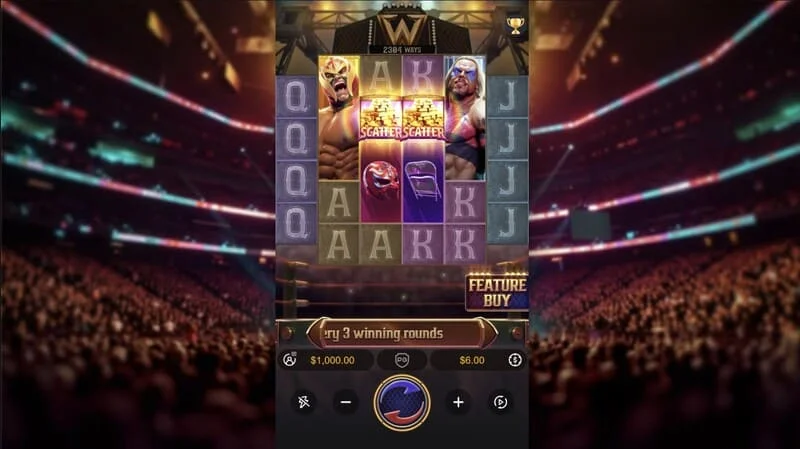 Reel Royale Showdown - screen ng laro na may mataas na taya